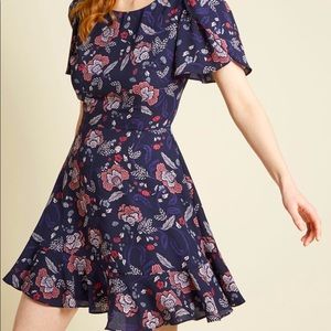 BB Dakota Classified as Charming Floral Mini Dress